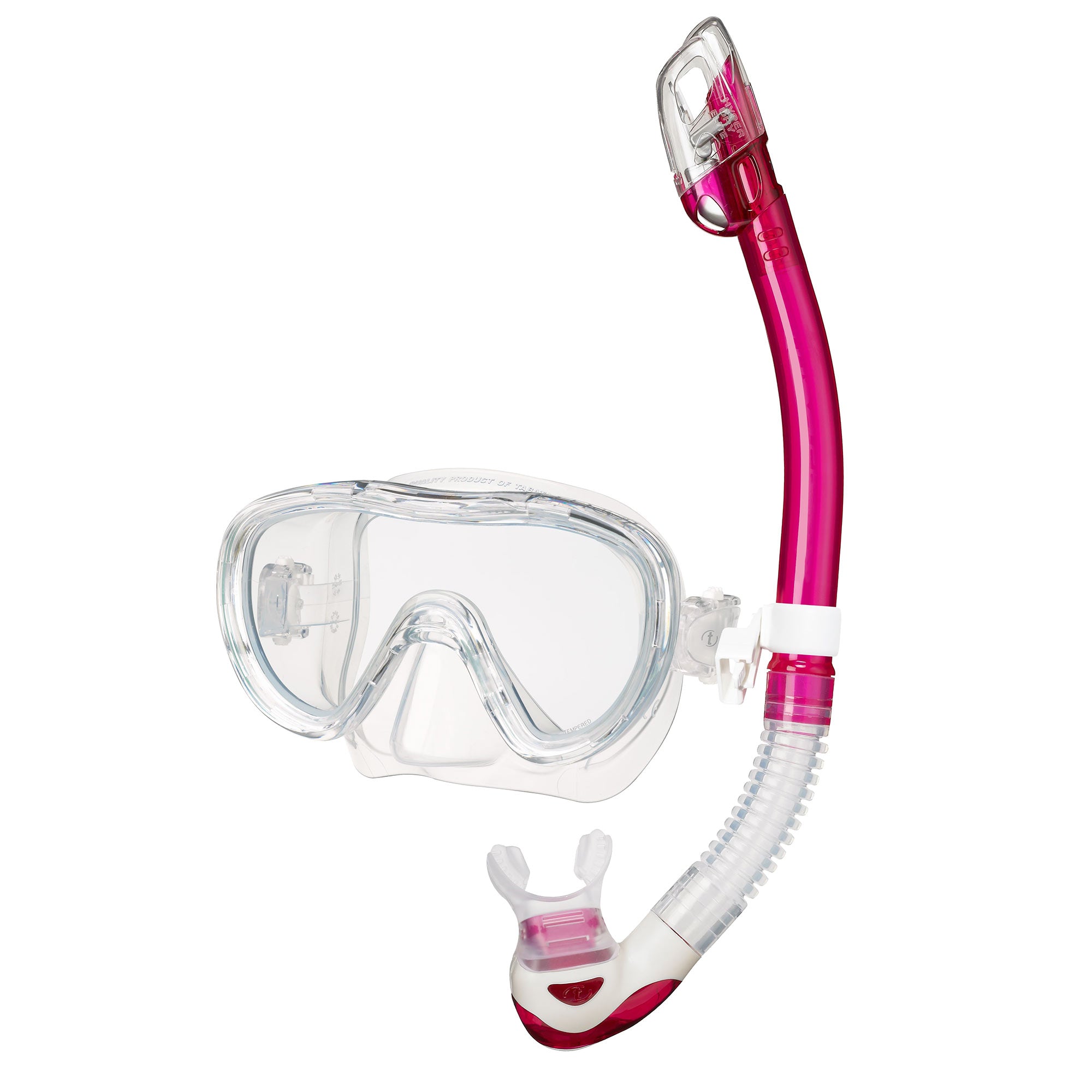 TUSA Kleio II Narrow Fit Dry Snorkel Set